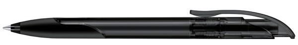 Senator® Challenger Clear Soft Grip, Push Ball Pen - Black