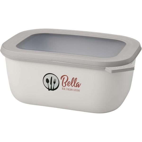 Mepal Cirqula 1500 ml rechteckige Mehrzweck-Schale - weiss