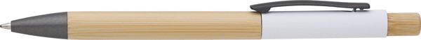 Bamboe balpen Cesar - wit