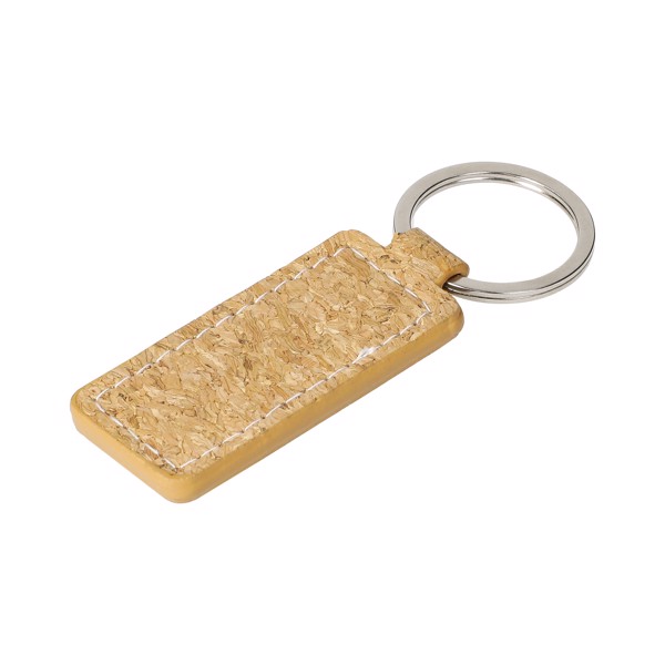 Key Ring "Cork", Rectangular