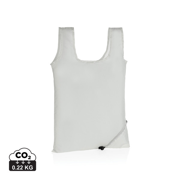 Impact AWARE™ RPET 190T foldable shopper - White