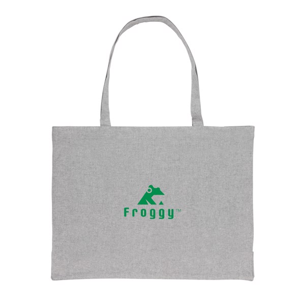 Nákupní taška Impact ze 145g recyklované bavlny AWARE™ - Šedá