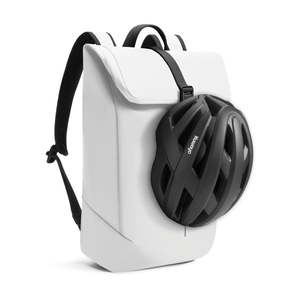 Voděodolný batoh Urban s klopou - Off White / Černá