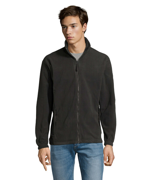 NORTH casaco polar homem - Cinzento-Carvão5XL