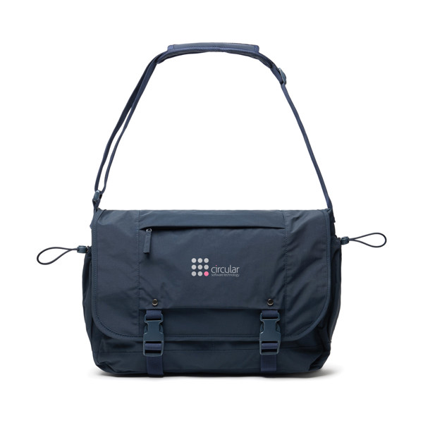 Sac messager ordinateur 15,6 pouces en nylon RCS KENTO URBAN - Bleu Marine
