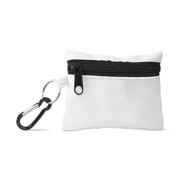 First aid kit w/ carabiner Minidoc - White