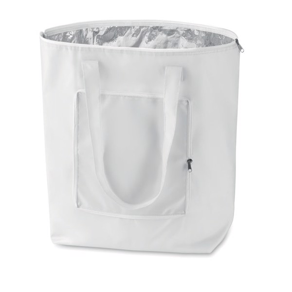 Foldable cooler shopping bag Plicool - White