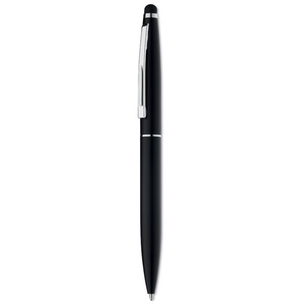 Twist type pen w stylus top Quim - Black