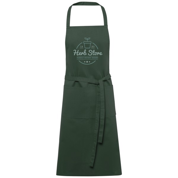 Orissa 200 g/m² organic cotton apron - Forest Green