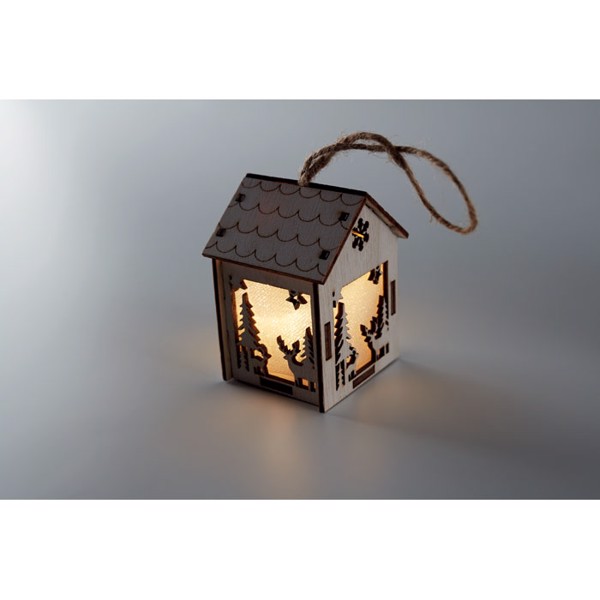 MDF house with light Ponia