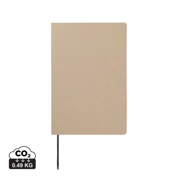 VINGA Baltimore RCS PU softcover notebook - Greige