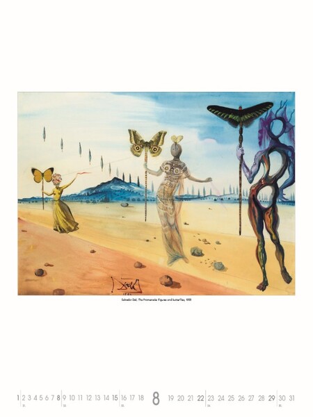 Nástenný Kalendár Salvador Dalí 2027