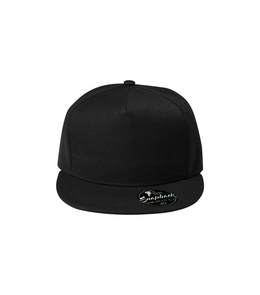 Čepice Unisex Malfini® Rap 5P - Černá / nastavitelná