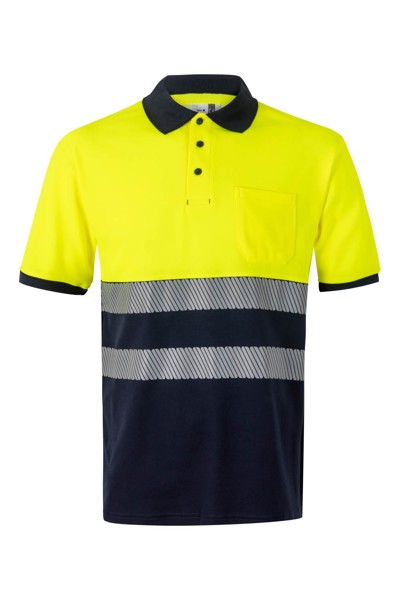 POLO ALGODÃO BICOLOR MC RS