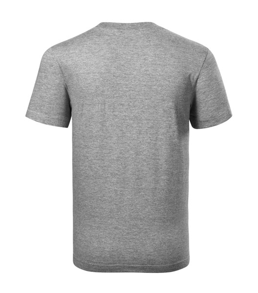 Tričko Unisex Rimeck® Base - Tmavě Šedý Melír / S