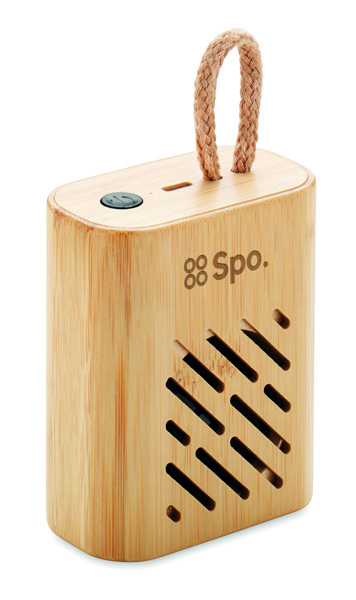 Rey bamboo wireless speaker, 3W output