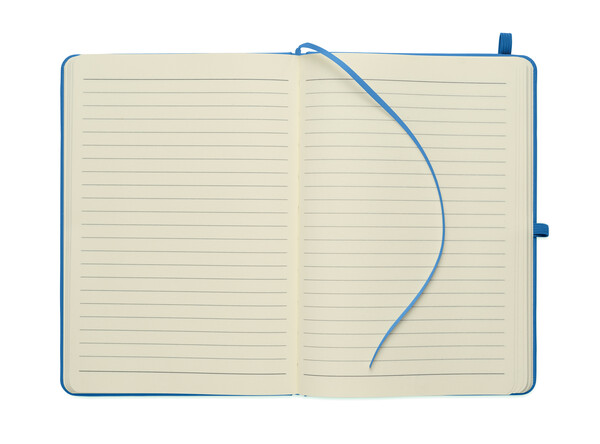 Carnet A5 en PU recyclé Arcoloop - Bleu Royal