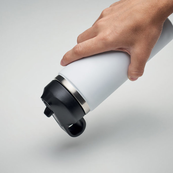 Steklenica Ivalo, 500 ml, dvojna stena nerjaveče jeklo - Bela