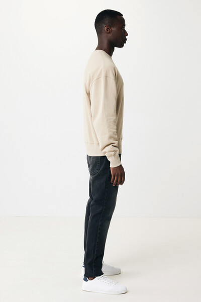 Mikina Iqoniq Kruger relaxed fit z recykl. bavlny - Desert / XXL