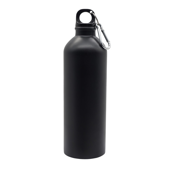 800 ml Caminos steel water bottle - Black