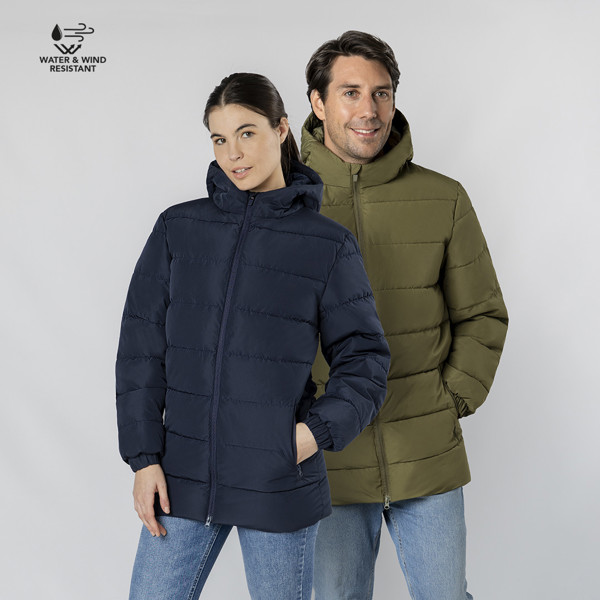 Parka Acolchoada com capuz Eren - Sempre-verde 