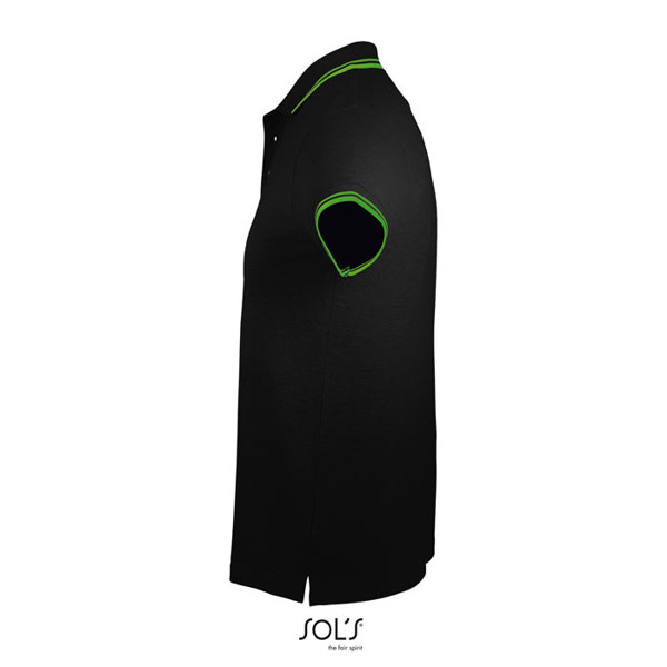 PASADENA pólo homem 200g Pasadena Men - Preto / LimaXL