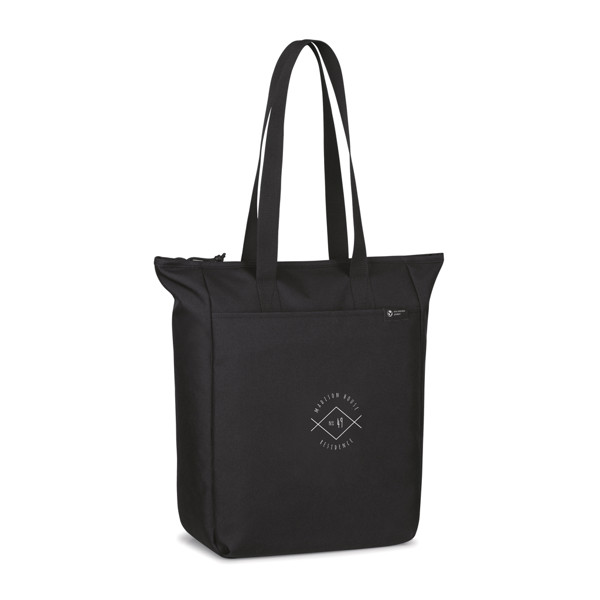 Renew AWARE™ rPET Zippered Tote - Black