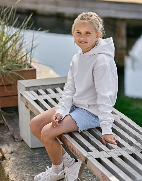 Junior Unlabeled Hooded Sweatshirt - White / 4/6 (110-120CM)