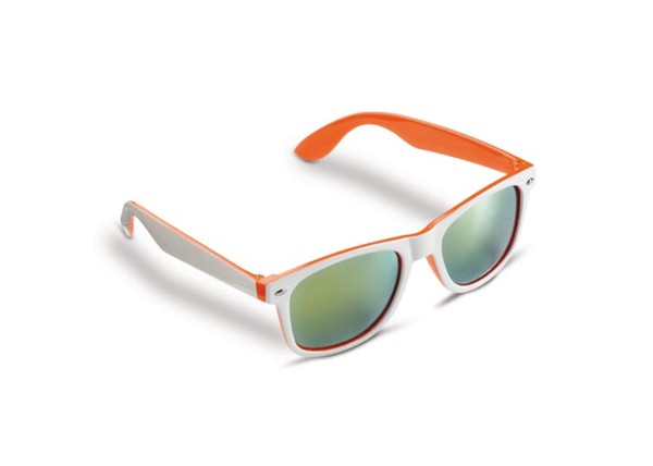 Sunglasses Jeffrey 2-tone UV400 - White / Orange