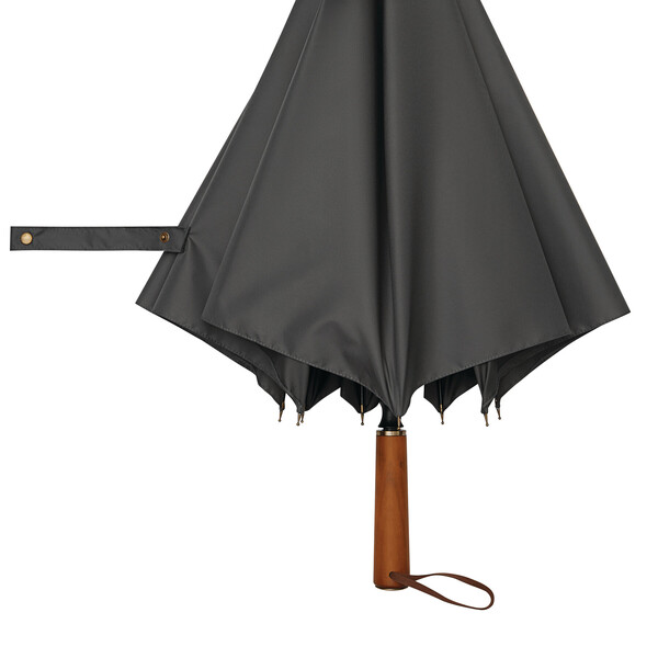 Automatic Stick Umbrella Polka - Grey