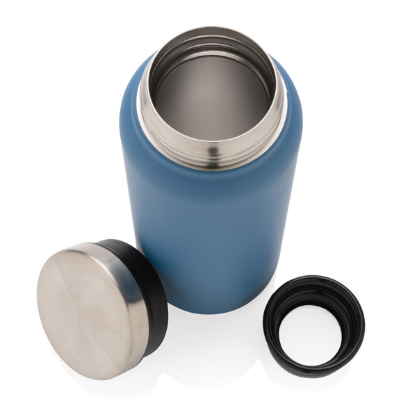 Bouteille isotherme 600ml en acier inoxydable recyclé RCS - Bleu