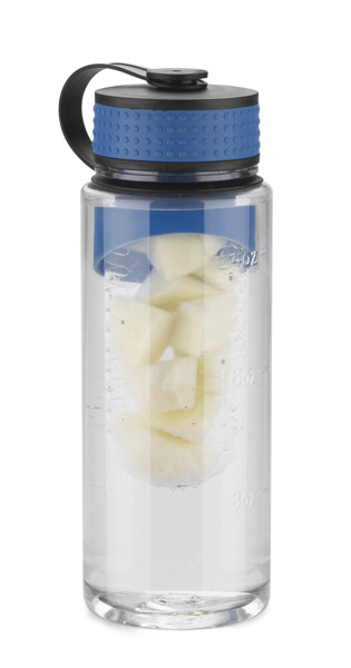 Bidon z wkładem na owoce FRUGT 800 ml - Niebieski