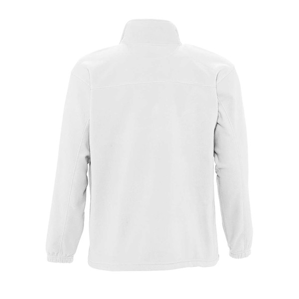Sol's North Men - Zipped Fleece Jacket - White / 5XL