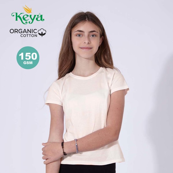 T-Shirt Criança "keya" Organic KD - Natural / 7-8