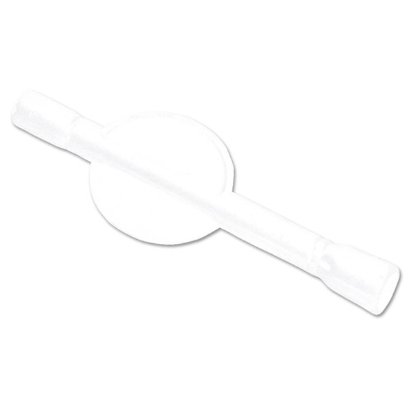 TYRE TREAD DEPTH GAUGE AND VALVE-CAP REMOVER - Blanc / Unique