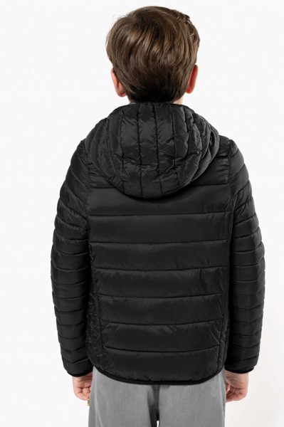 Kids' Lightweight Hooded Padded Jacket - Light Royal Blue / 6/8