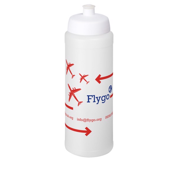 Bouteille Baseline® Plus 750ml avec couvercle sport - Translucide / Blanc