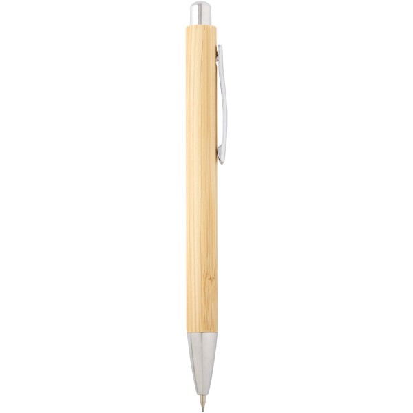 Oblys bamboo ballpoint pen and mechanical pencil set (black ink)