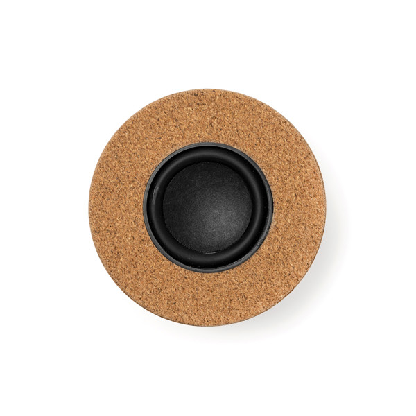Personalised bluetooth speaker made of natural cork 3W with hands-free function