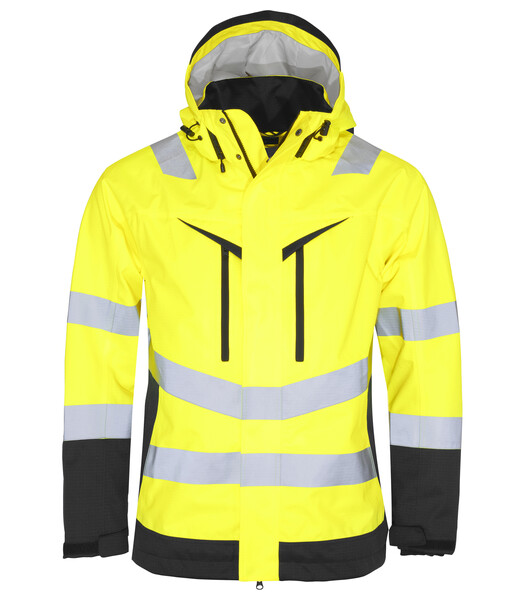 6455 SHELLJACKET  HI VIZ YELLOW/BLACK XS