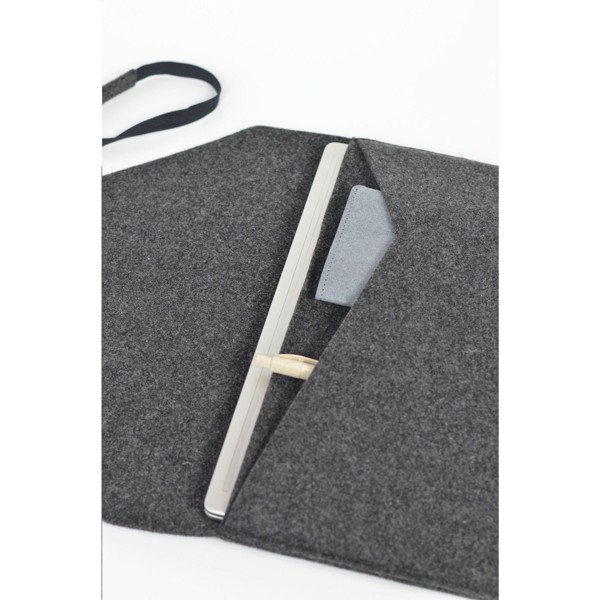 Recycled Felt Laptop Sleeve 14" - Black
