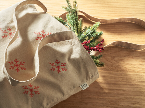 Sac shopping en coton recyclé Viveka Colour - Kaki