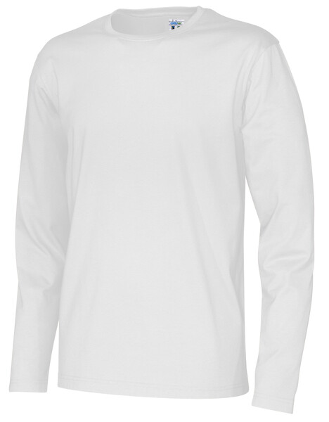 Cottover Gots T-shirt Long Sleeve Man white 3XL