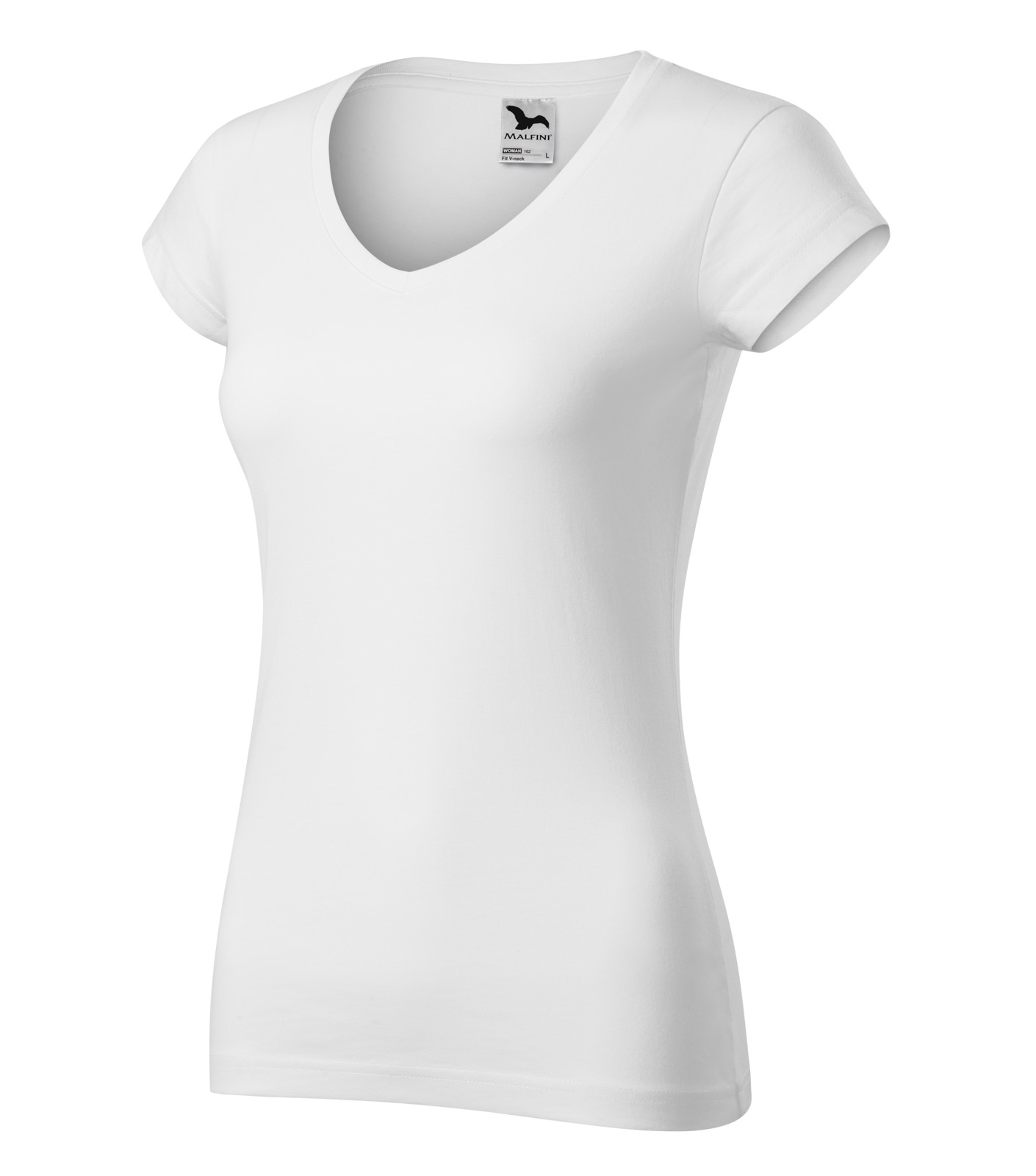 Tričko dámské Malfini Fit V-neck - Bílá / XL