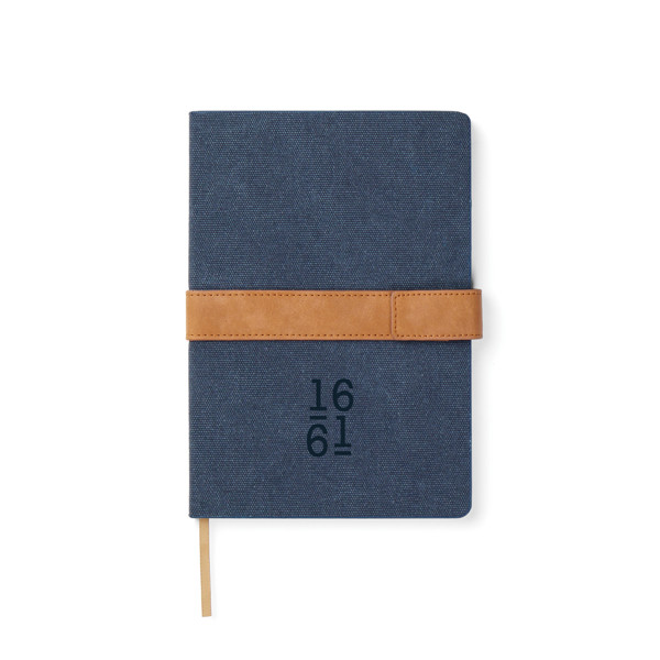 VINGA Carnet de notes en papier recyclé RCS Bosler - Bleu Marine