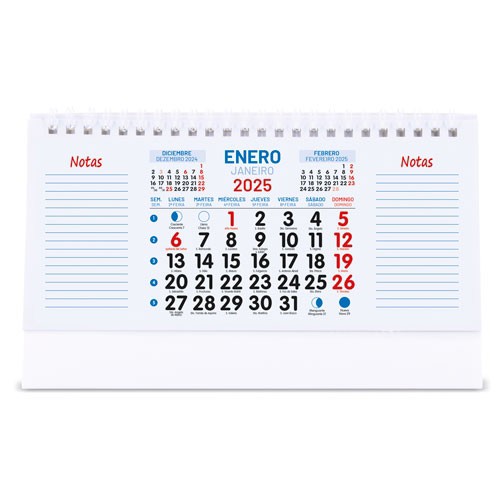 CALENDRIER BUREAU 22x14CM "DANVIL"