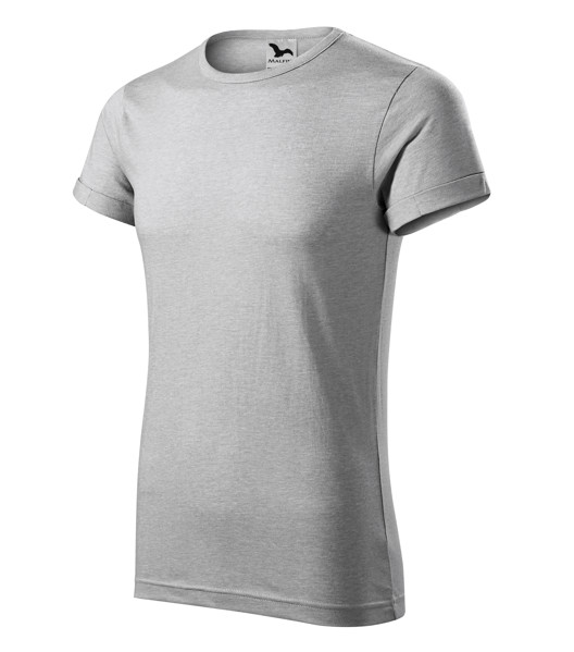 T-Shirt Men’S Malfini® Fusion - Silver Melange / 3XL