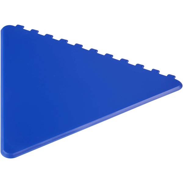 Frosty triangular recycled plastic ice scraper - Bleu royal