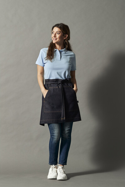 Cottover Gots Waist Apron Short black ONE
