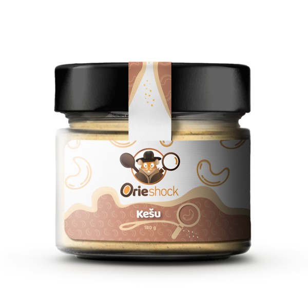 Orieshock Kešu krém 180g 100% naturálny
